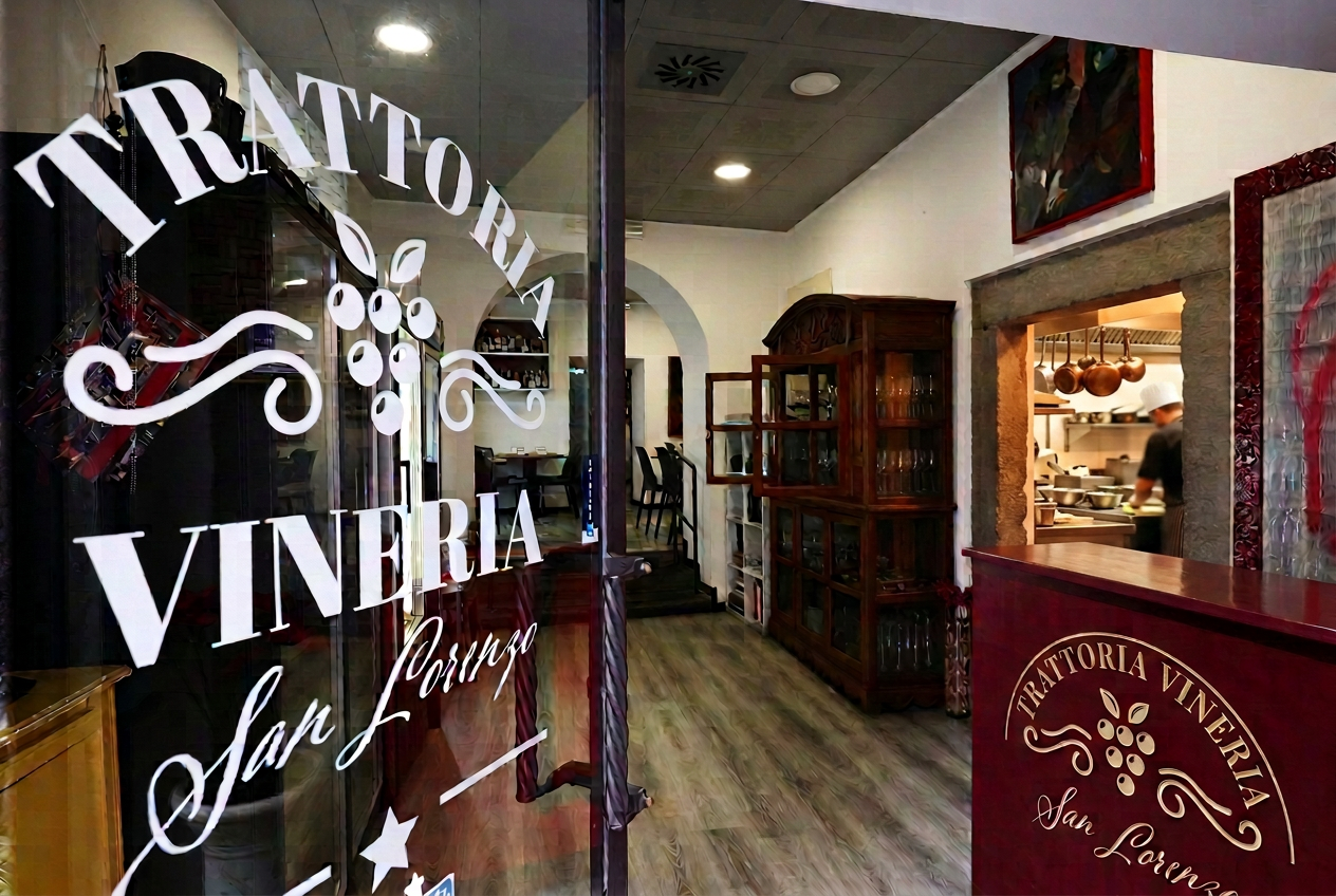 Sala della Vineria Trattoria San Lorenzo a Viterbo